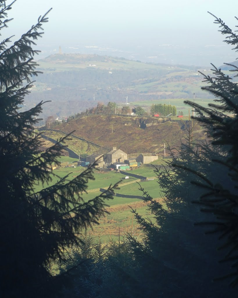 View to Hade Edge from Ellentree Brow by Neil in Sheffield UK