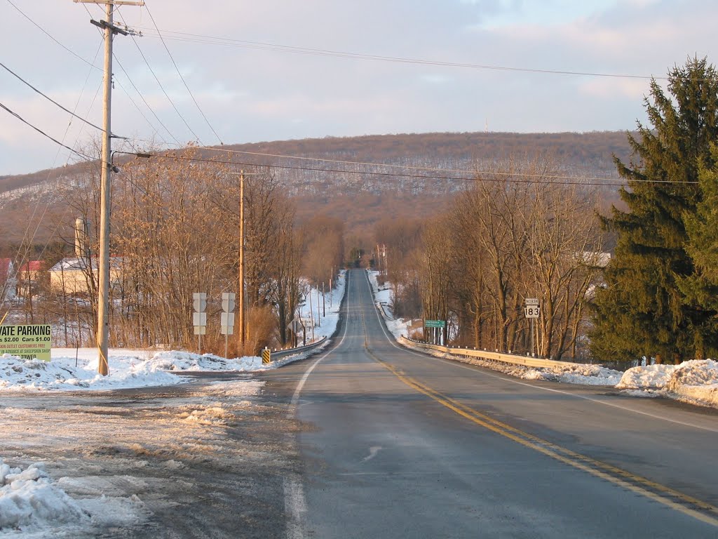 Winter scene off Route 183 by DieselDucy