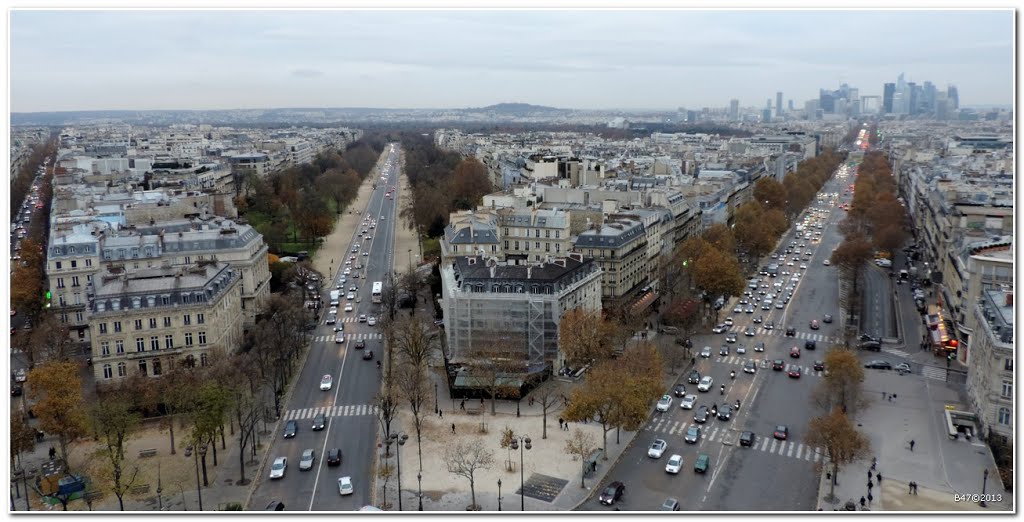 From Arc de Triomphe - Paris - France by B47