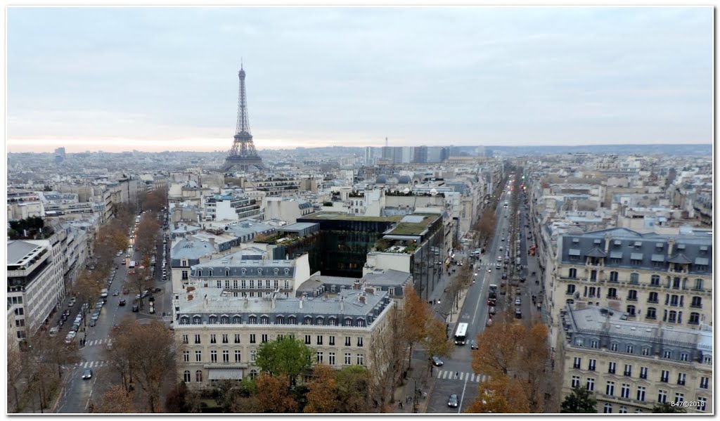 From Arc de Triomphe - Paris - France by B47