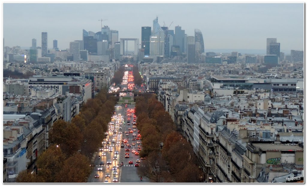 From Arc de Triomphe - Paris - France by B47