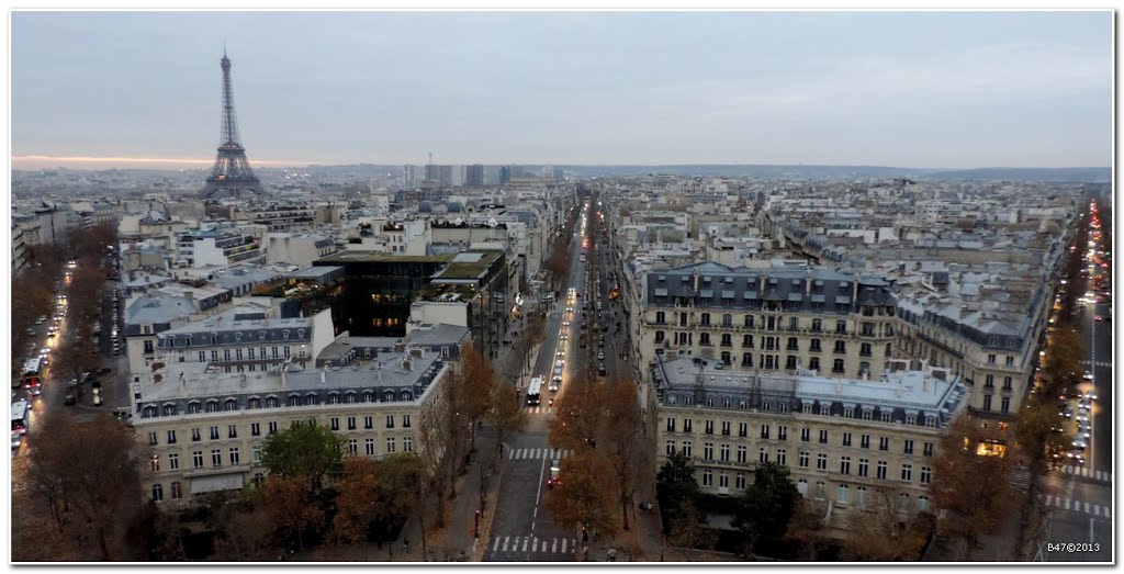 From Arc de Triomphe - Paris - France by B47