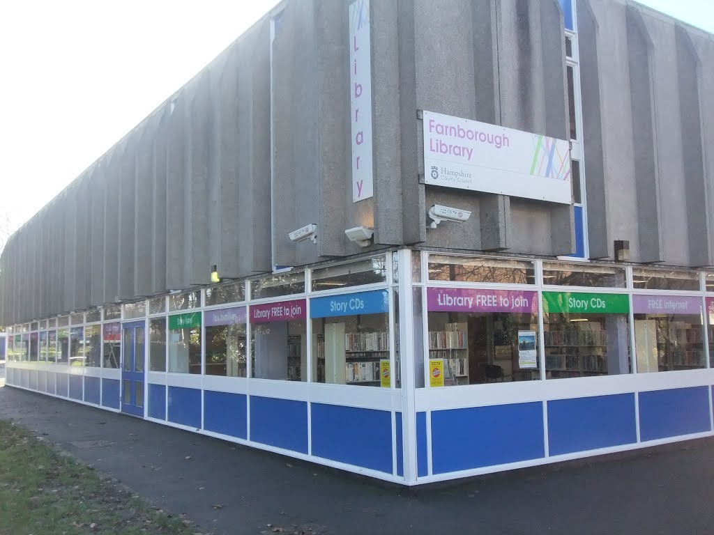 The Farnborough Library by Robert'sGoogleEarthPictures