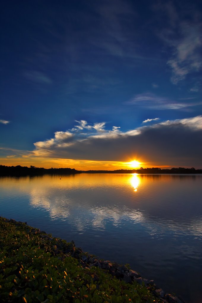 Sunset @ Upper Seletar Reservoir by wei@sg