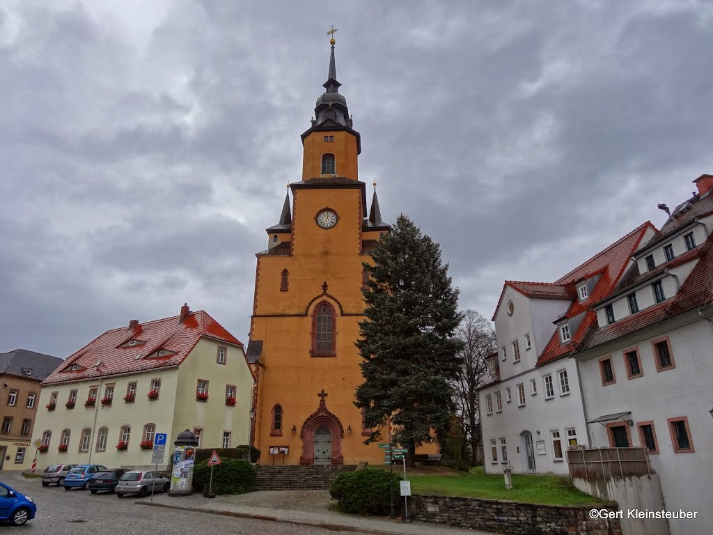 Stadtkirche Oederan by Gert Kleinsteuber