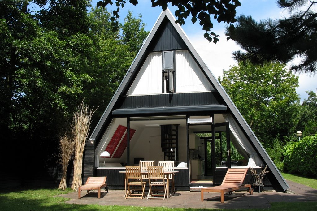 A House, typical A frame cabin by artifishial