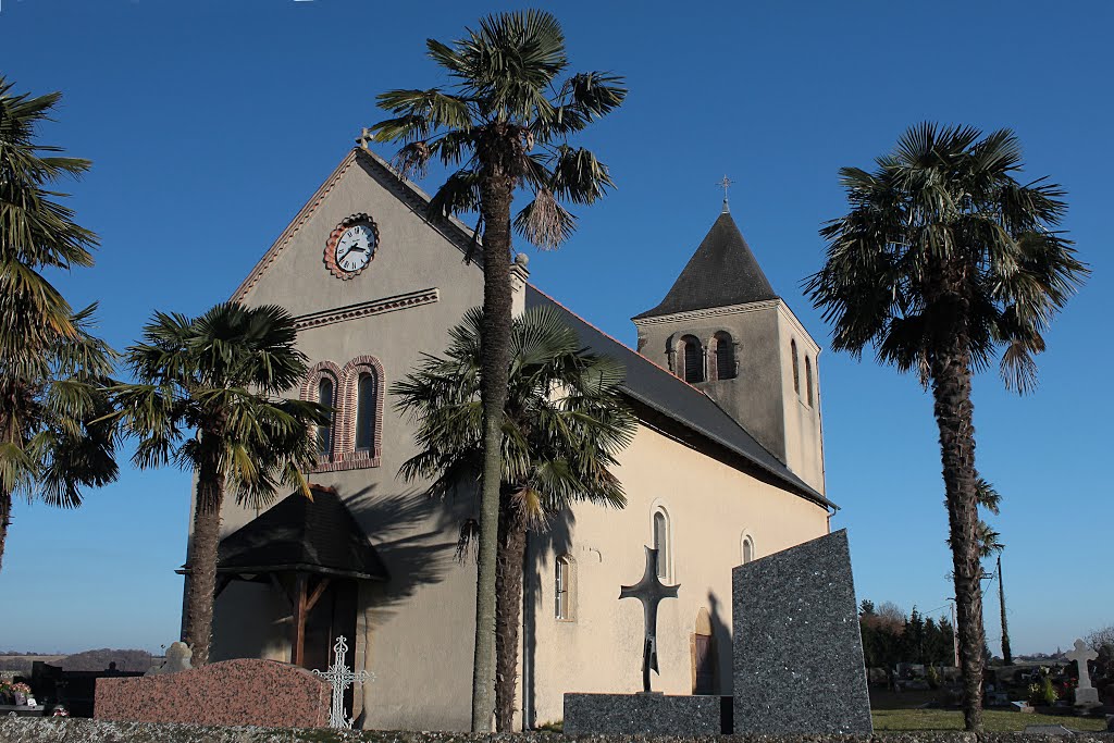 Église Saint-Julien-de-Lescar, Sedze-Maubecq by pjc&co