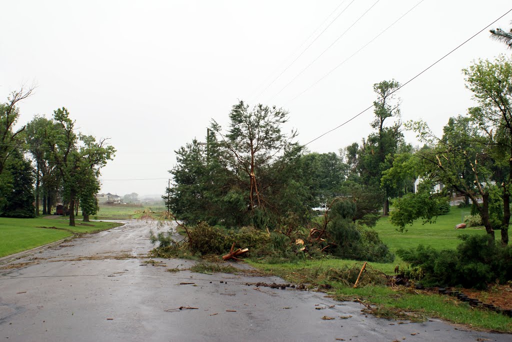 Ceresco, NE: after the storm June 2008 by pylodet