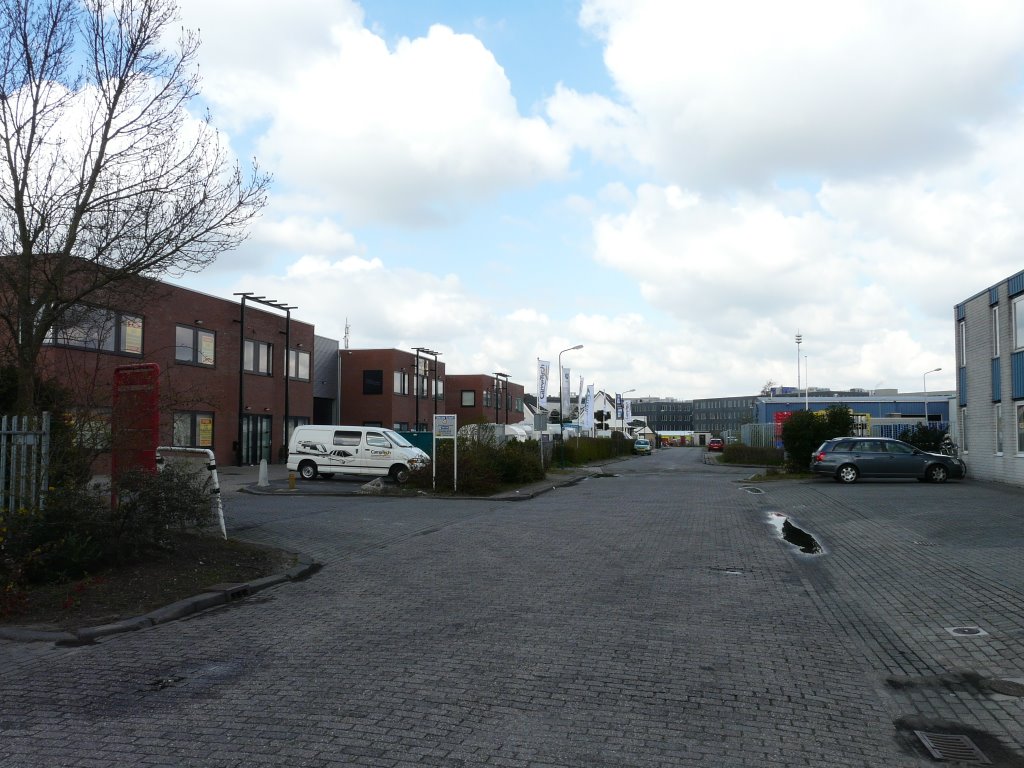 De Nieuwe Schaft (zicht op westen), bedrijventerrein Koppeling/De Schaft, Houten by David Jimmink