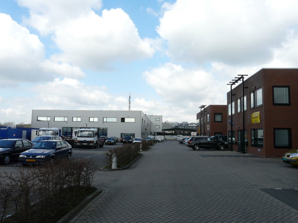 De Nieuwe Schaft (zicht op westen), bedrijventerrein Koppeling/De Schaft, Houten by David Jimmink