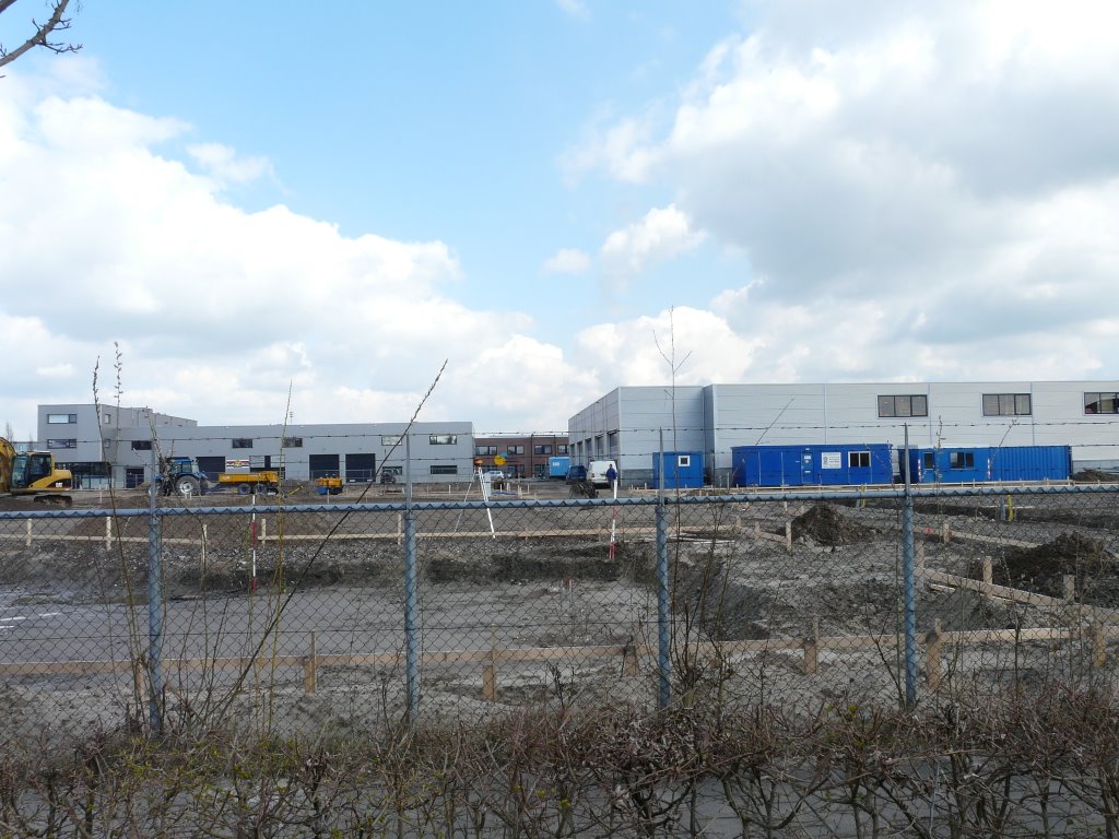 Bouwterrein tussen Nieuwe Schaft en Schalkwijkseweg (voorheen caravanbedrijf), bedrijventerrein Koppeling/De Schaft, Houten by David Jimmink