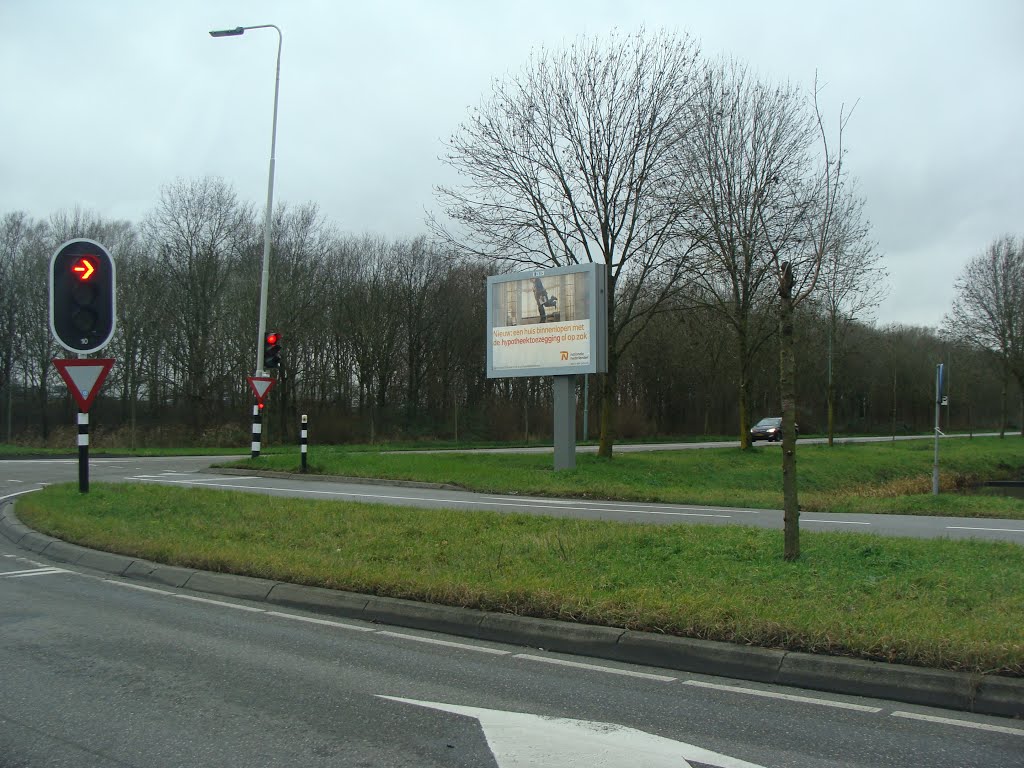 De Verkeerslichten/Reclamebord by Remco Kohler