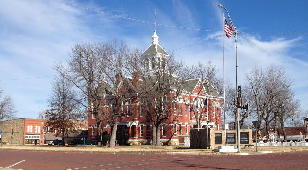 The Woodson County Court House in Yates Center Kansas by JBTHEMILKER