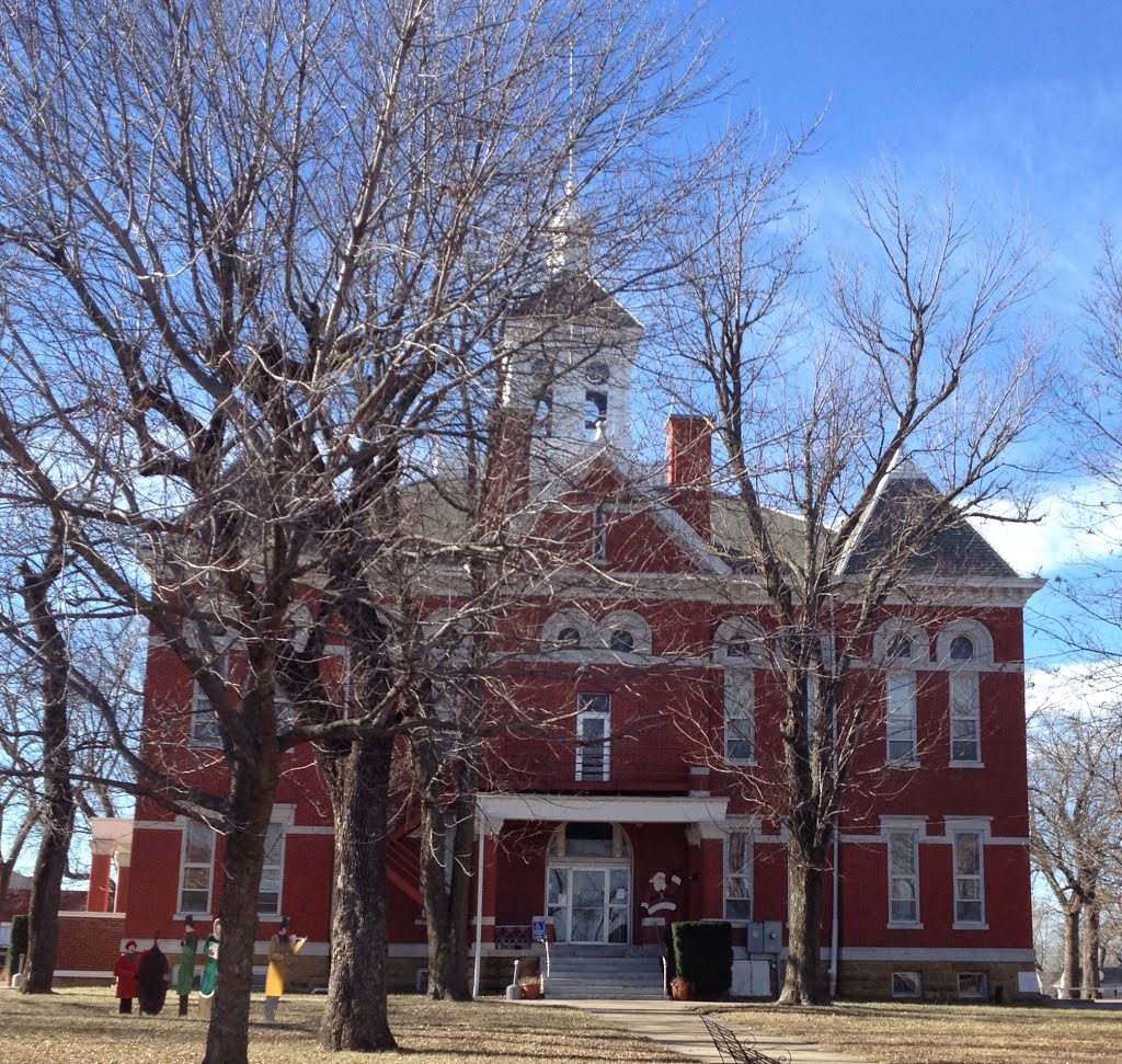 The Woodson County Court House in Yates Center Kansas by JBTHEMILKER