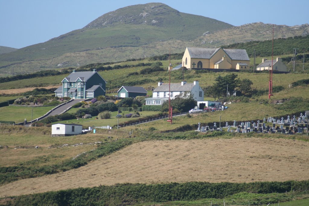 Cahermore Catholic Church & Graveyard, serving the needs of Allihies, Garnish and surrounding parishes (Cahermore is the oldest still in use church in the Kerry Diocese by Beirut Bill