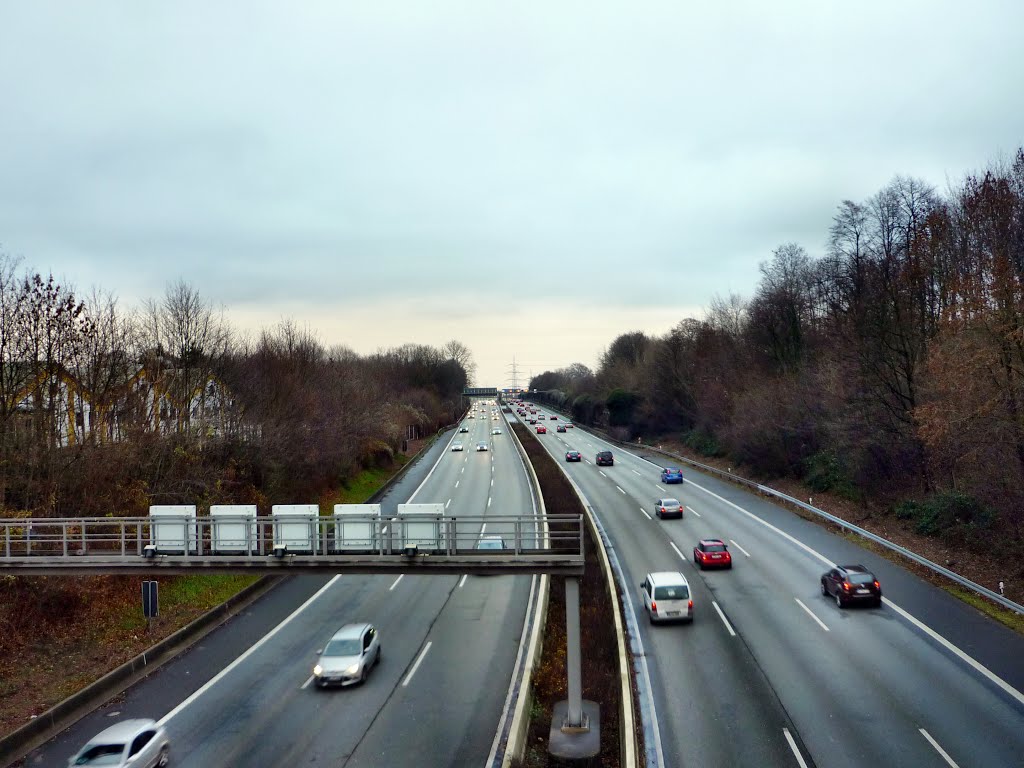 Blick auf die Autobahn A40 (Essen-Leithe) / 15.12.2013 by Iceman93 / NO VIEWS!!!