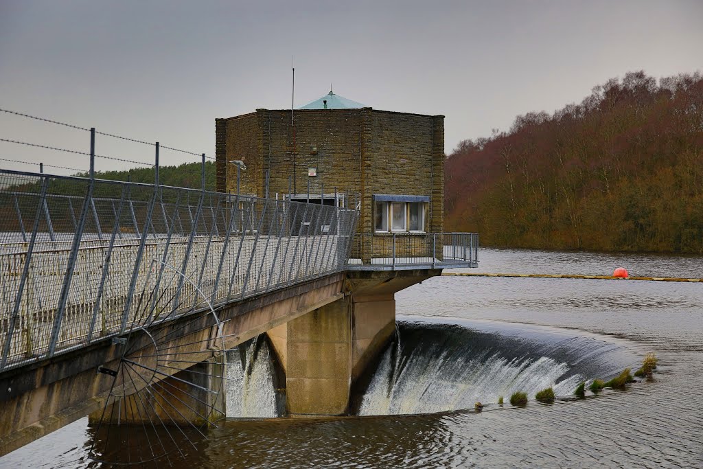 Tittesworth reservior glory hole spillway by Paul Snook