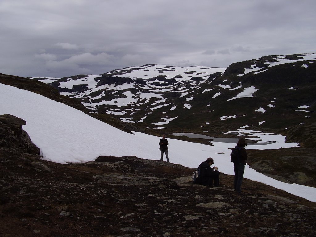 On the hike trail to Mt. Kista by Sybren