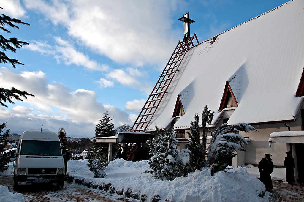 Church in Somonino by Anthony Skotia