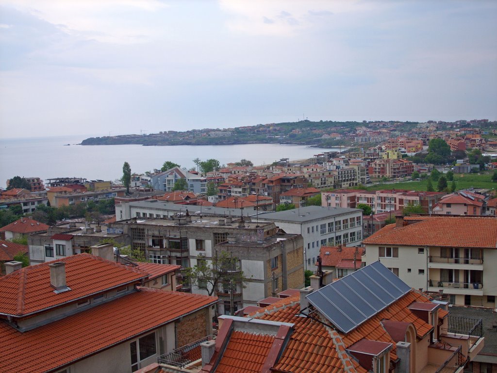 Sozopol - new town - panoramic view by zargan