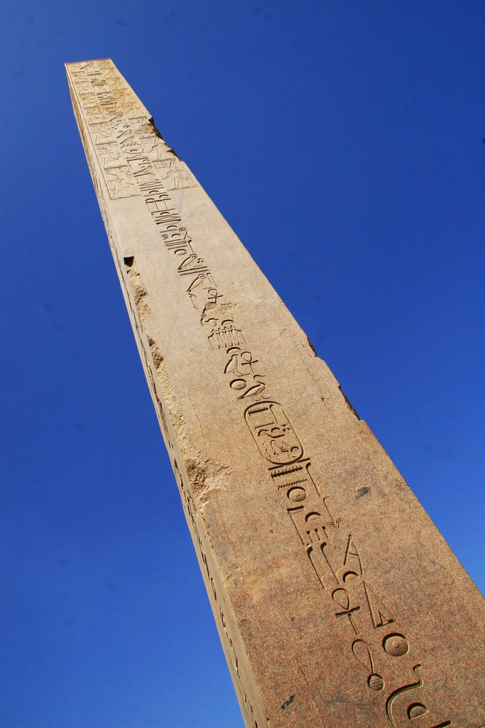 Egypt, Luxor, Karnak temple - Obelisk by Ferenc Wagner