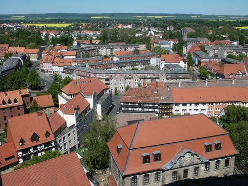 Blick vom Domturm auf die Altstadt by Klaus Adler