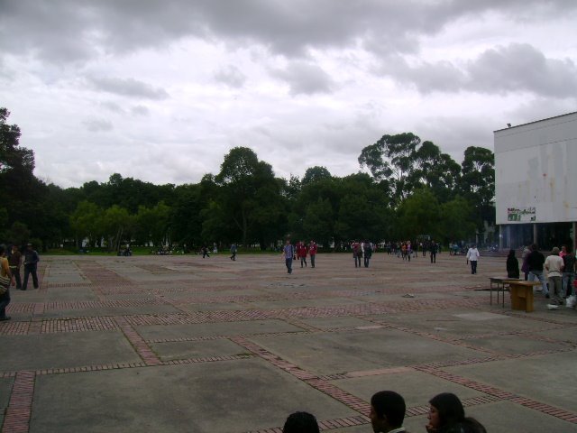 Universidad Nacional de Colombia. Plaza Central. by Totoya