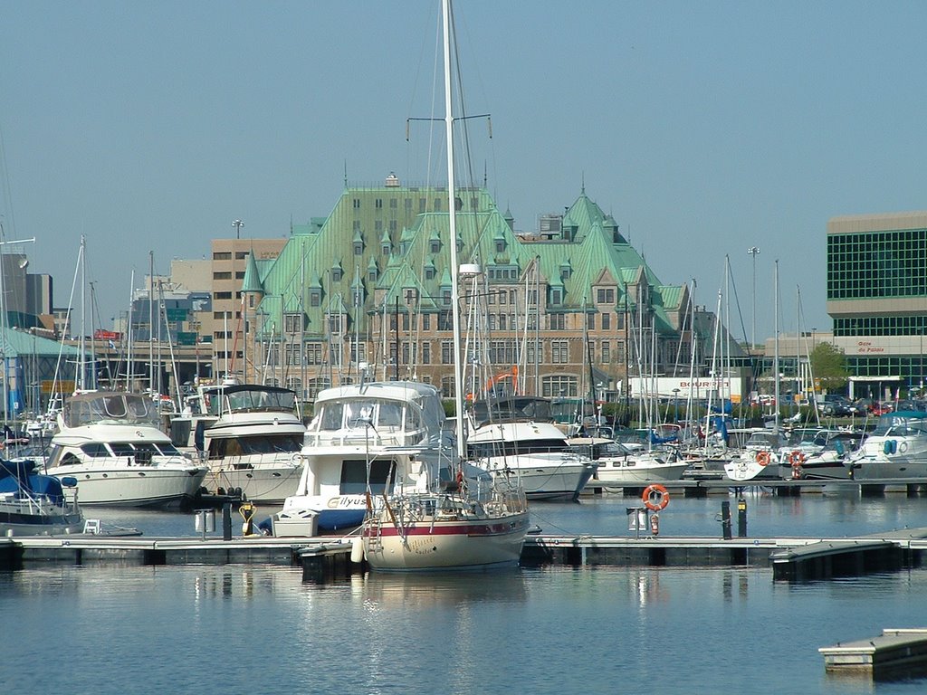 Marina in Quebec City by Urek (Jurek) Wyder