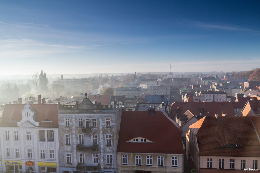 Krotoszyn - Widok z wieży Ratusza by Zdrach