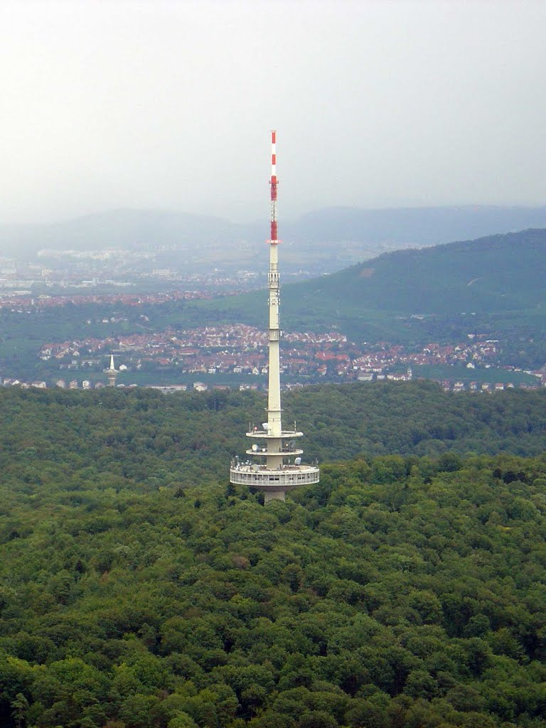 Fernsehturm Stuttgart TV Tower, Jahnstr. 120-124, 70597 Stuttgart, Germany. 194.24 m by ysmaseta