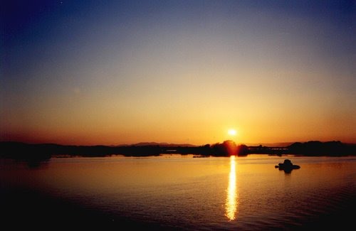 Sunset over Connemara from Lough Corrib '98 by Martin Zustak