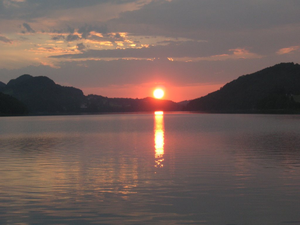 Sonnenuntergang am Fuschlsee by DER T