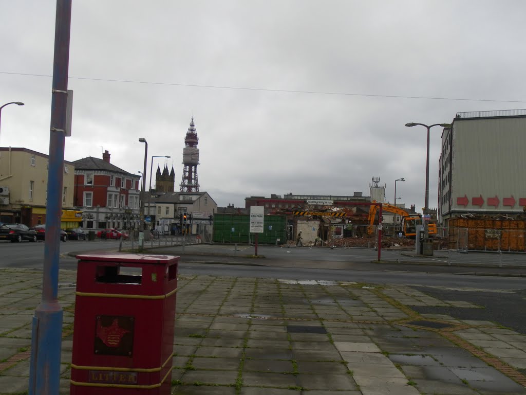 Blackpool Town Centre Regeneration 2012 by Roger S Barlow