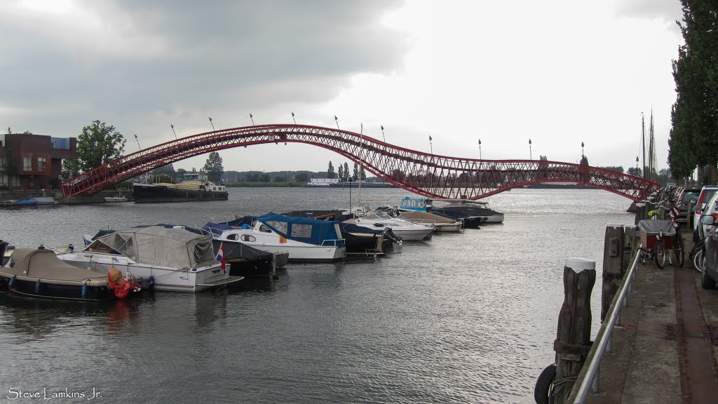 The three bridges of Borneo-Sporenburg: Pythonburg by Steve Lamkins Jr.