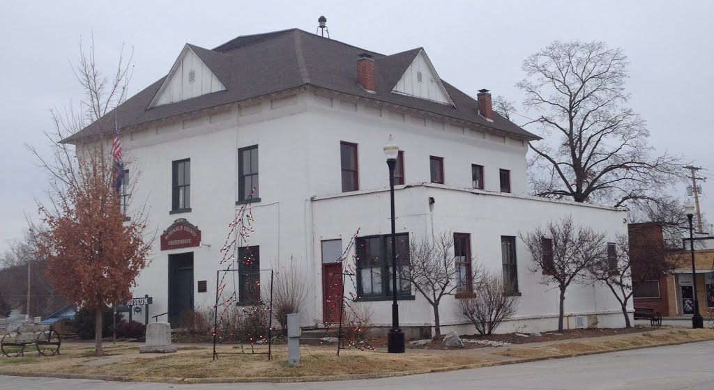 The Old McDonald County Courthouse, Pineville Missouri by JBTHEMILKER