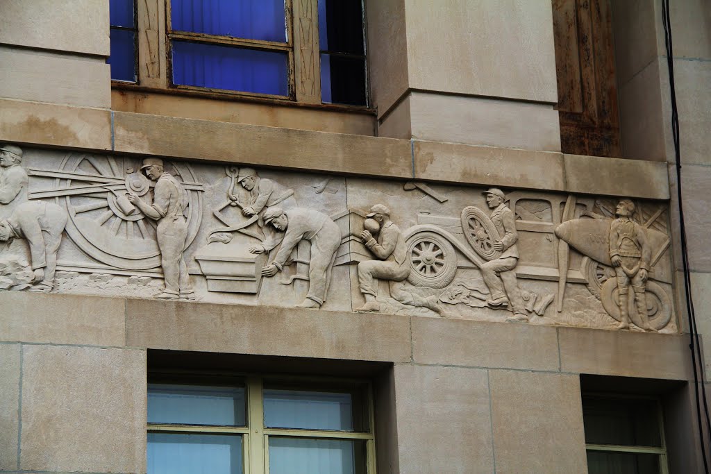 Mercer County Courthouse Detail, Princeton WV by jonmac33