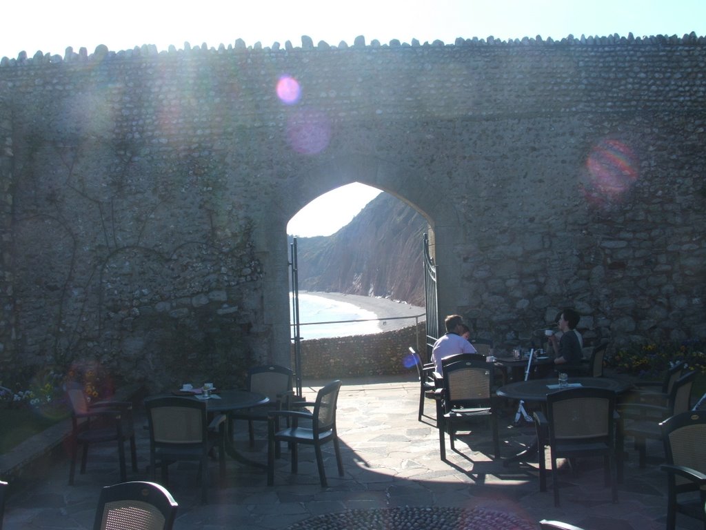 Sidmouth looking towards Jacobs Ladder beach by vicci142