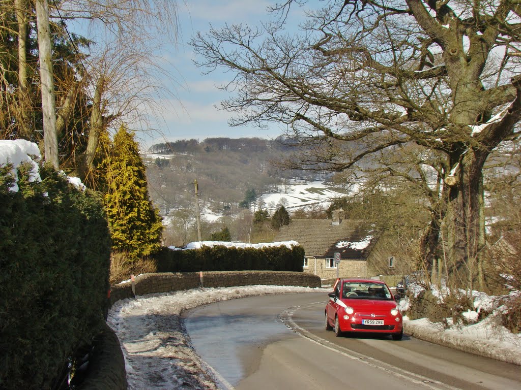 Sheffield Road scene looking north, Hathersage S32 by six45ive