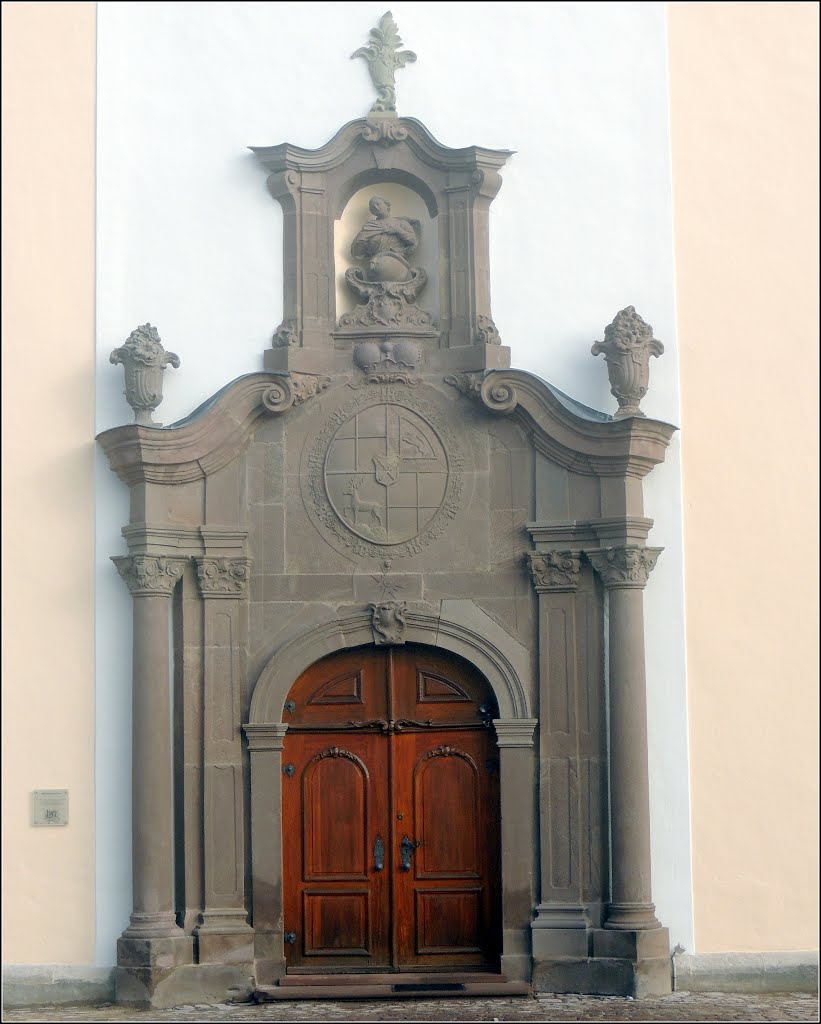 Haigerloch - Tür zur Sankt Anna Kapelle - by Schelklinger