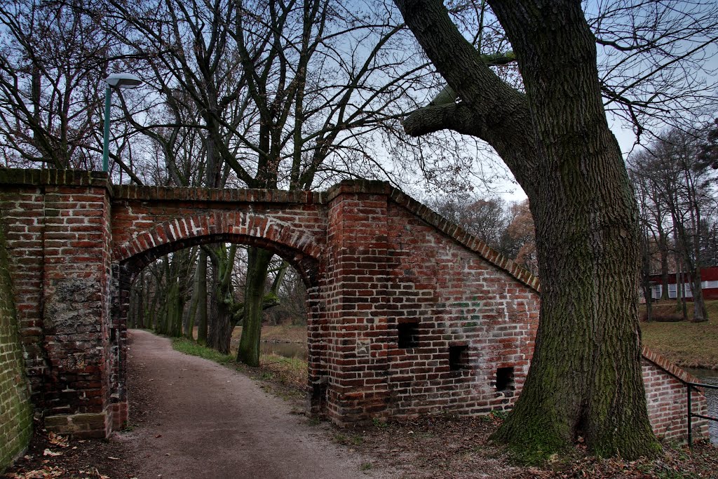 Hradec Králové, zbytky pevnostního koridoru u Orlice by Horst Gryger