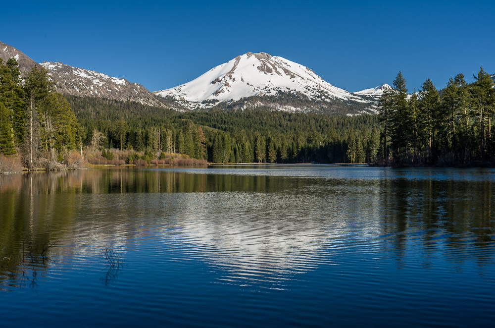 Manzanita Lake in April by Greg Nyquist