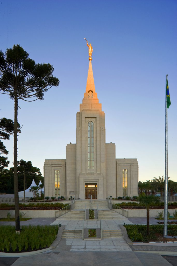 Curitiba Brazil Temple by Tiago Mendes