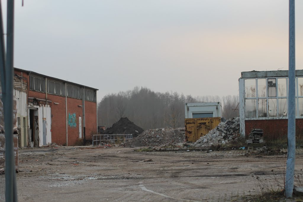 Abrissarbeiten bei der ehemaligen Großbäckerei by L.Schröder