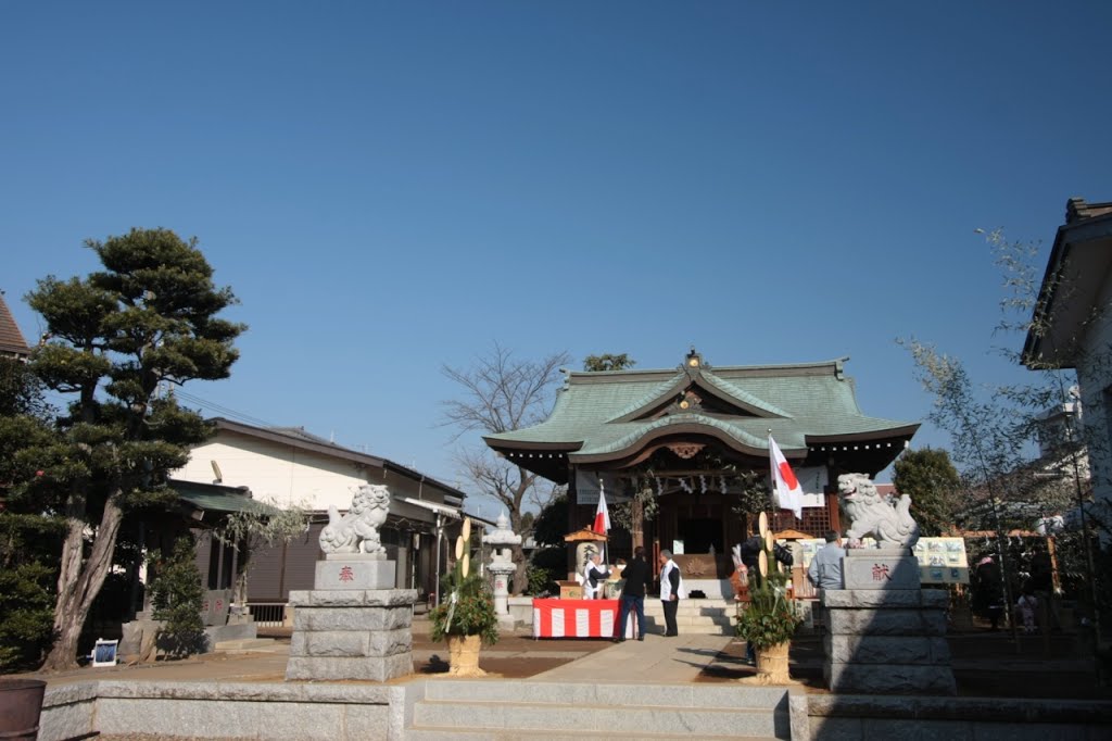 20140101　元日の大杉神社　（流山市、加） by rerereno-ozi3