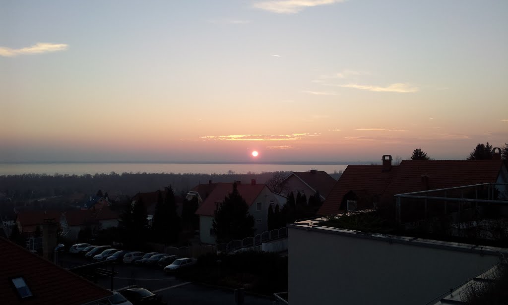 Sunrise by Balaton by dr.horvath.tibor