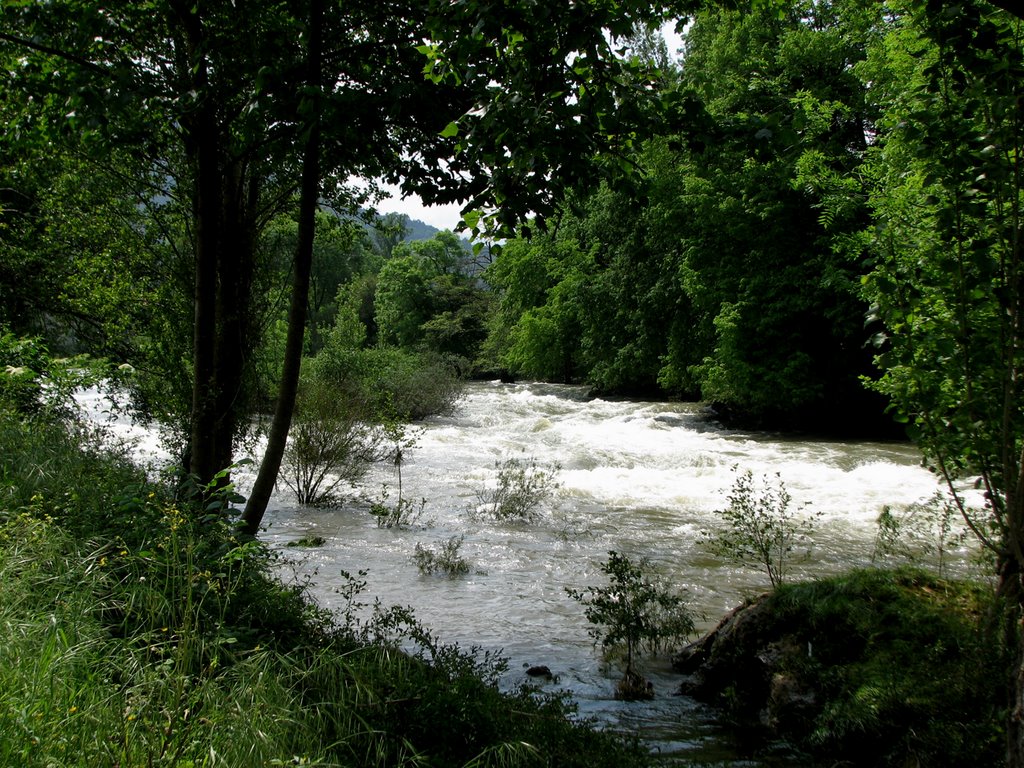 Crecida del rio Sella. Cangas de Onís. by Valentin Enrique Fer…