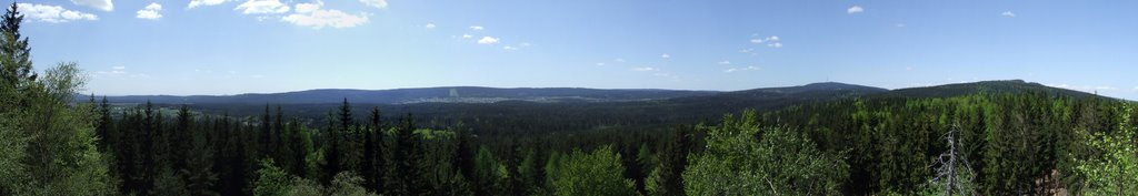 Panorama am Prinzenfelsen by Dieter Beer