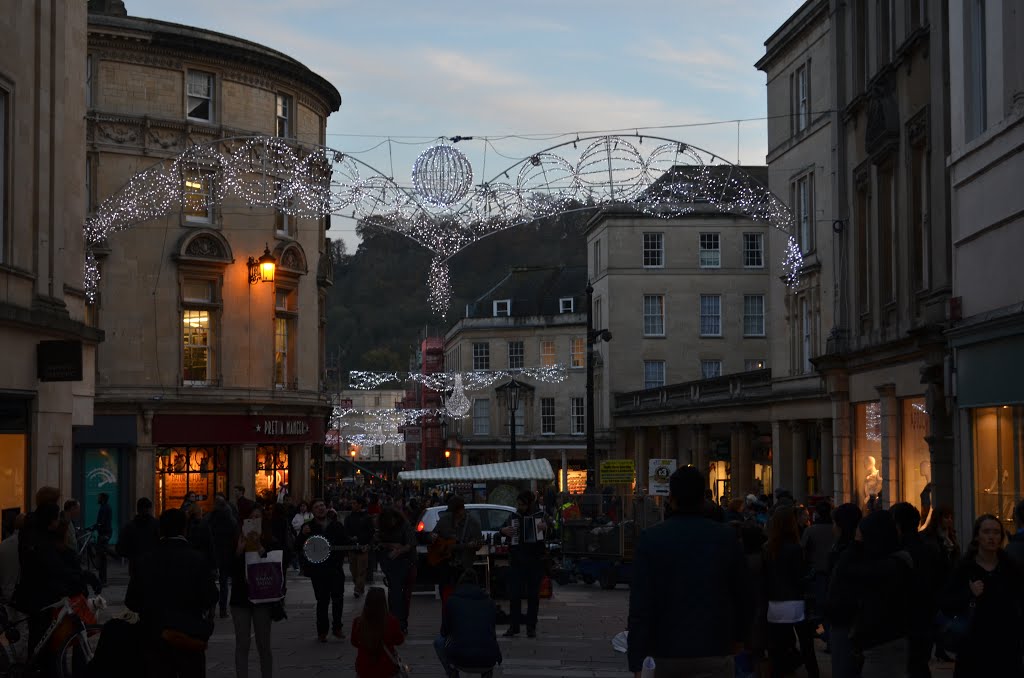 Evening Lights of Bath by Alexander Prolygin