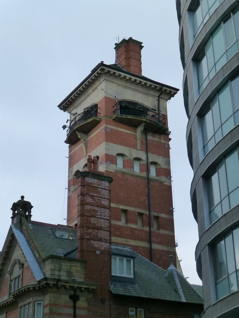 The Old Liverpool Fire Station Tower. by Peter Hodge