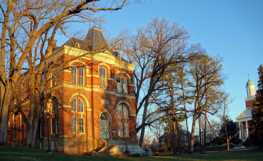 Early morning sun in December on Brooks Hall, University of Virginia by neil.gilmour